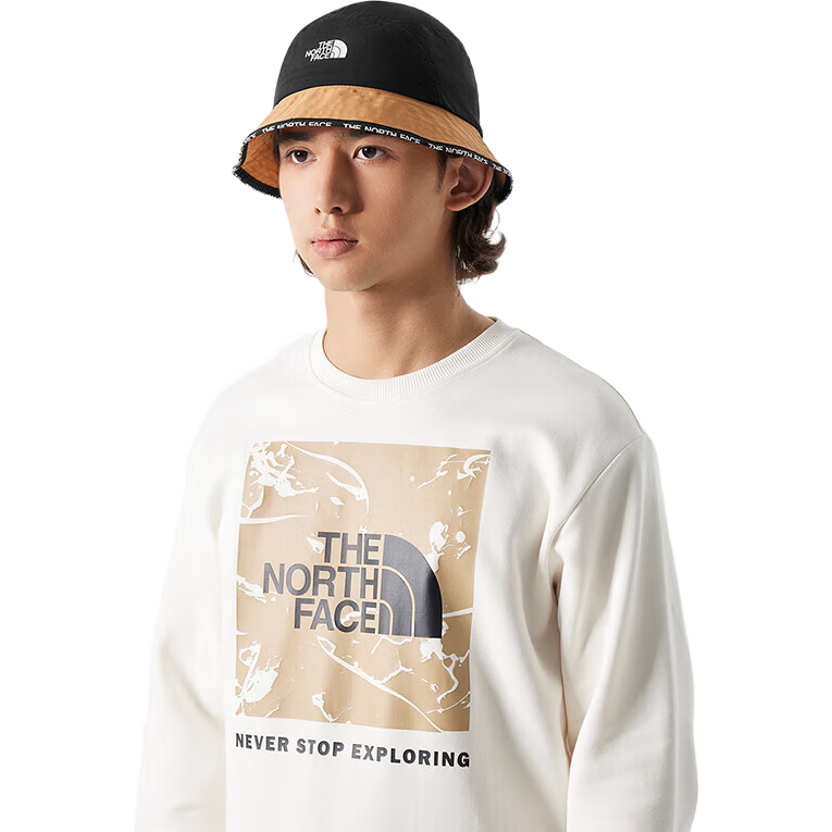 The North Face北面遮陽帽通用款戶外防護(hù)漁夫帽7WHA 棕色/I0J S/M