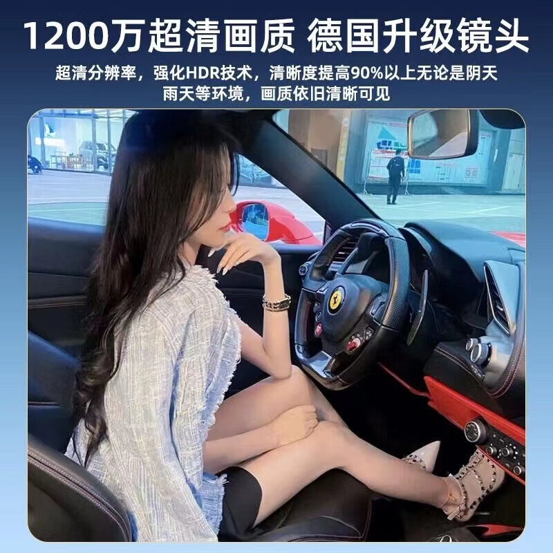 4G摄像头家用高清无线小型监控器室内外夜视超长待机便携摄像机 圆形4G版:无需连网+远程开关 16G