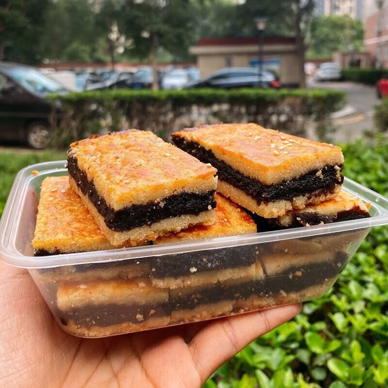 老莫北京莫斯科餐厅面包房枣泥酥大红枣夹心香甜点心保质期20天 2份12块