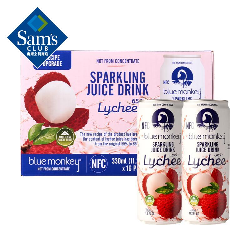 Blue Monkey Խ�Ͻ��� ��֦��֭��������(̼������) 330ml*16 330mL*16��