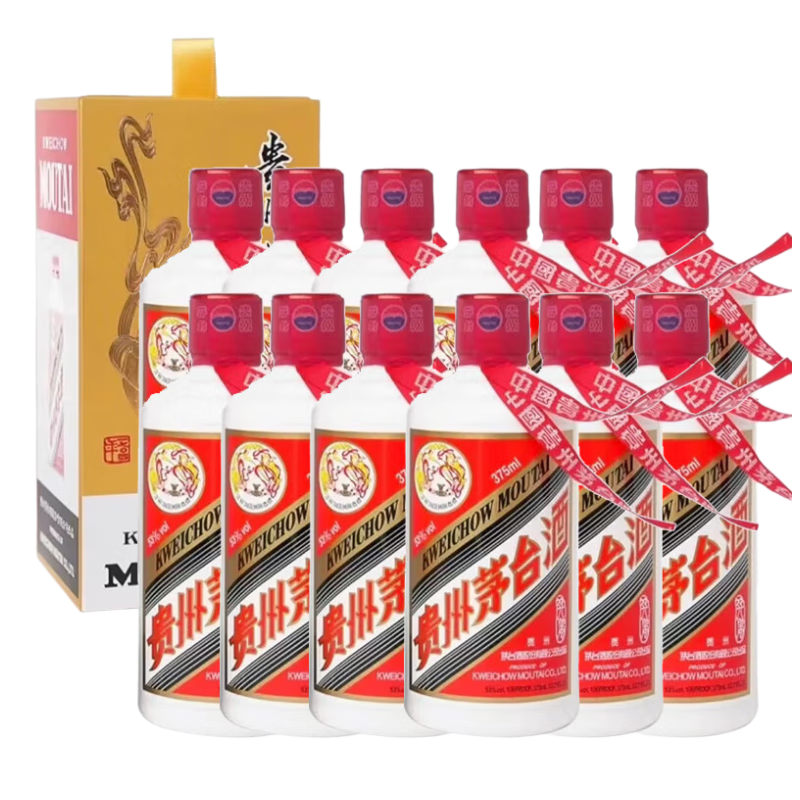 ę́ MOUTAI ��� �����Ͱ׾� 53�� 375mL 12 ����װ