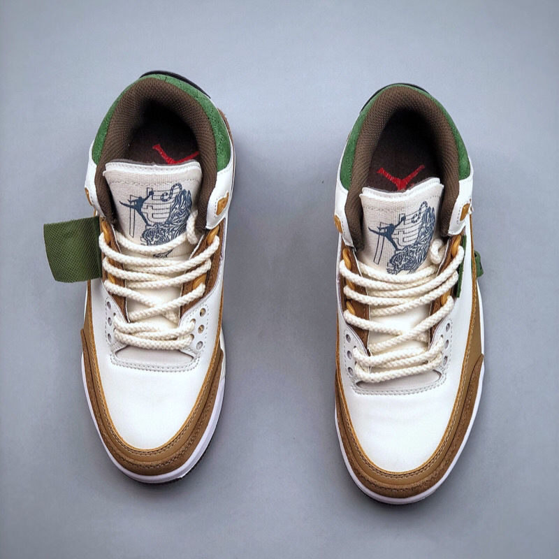 1 aj3 乔3代 乔3 虎年限定将军令解构中帮文化篮球鞋同款 公司版本 36