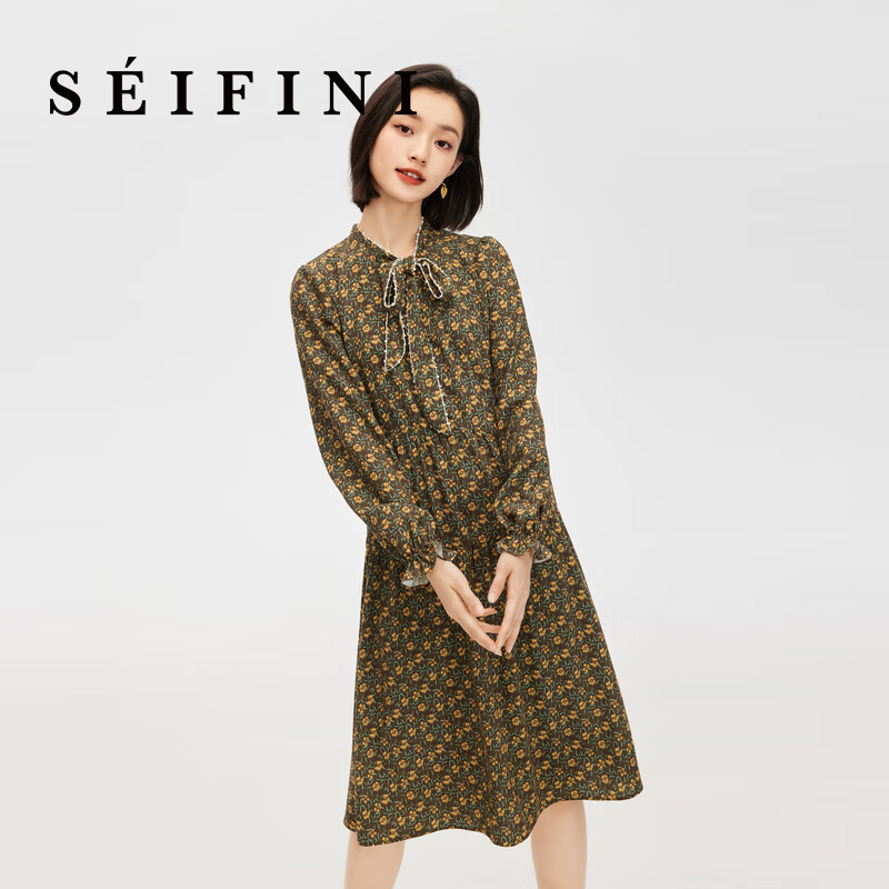 ʫ裨'SEIFINI̳ͬʫȹ2022¿ŮƯ黨ȹ3DA392541 ɫ XS 150/76Aʵ159Ԫ