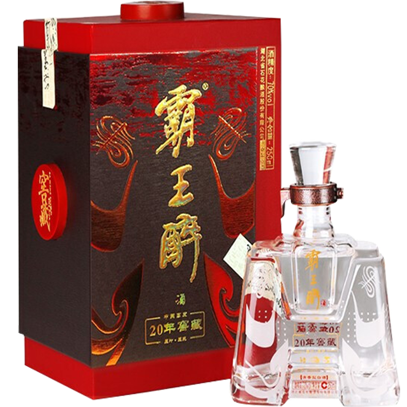 霸王醉 plus:霸王醉 品鉴 70度原浆陈酿白酒 窖藏二十 清香型礼盒装