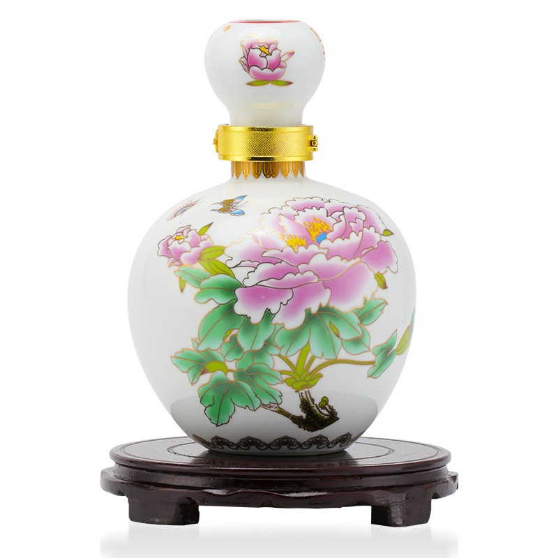 安兆坊互助青稞酒清香型白酒青稞原浆固态纯粮坛装礼盒装52度30年3斤 白牡丹 整箱2坛装