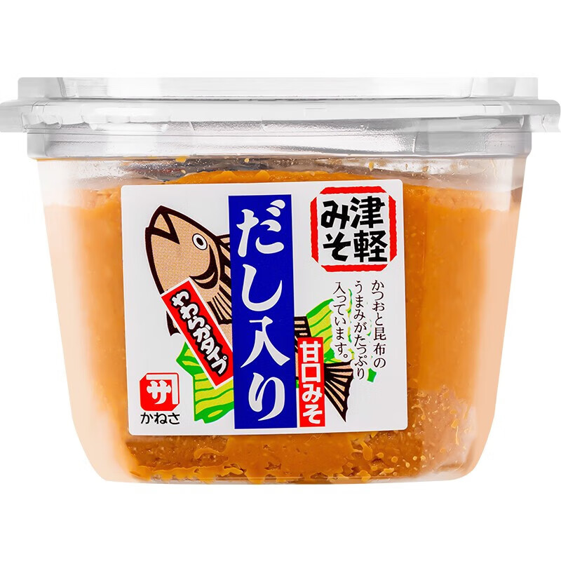 丸米 日本进口 MARUKOME丸米鲣鱼味噌酱（黄豆酱）650g日式速食味增汤 单盒装