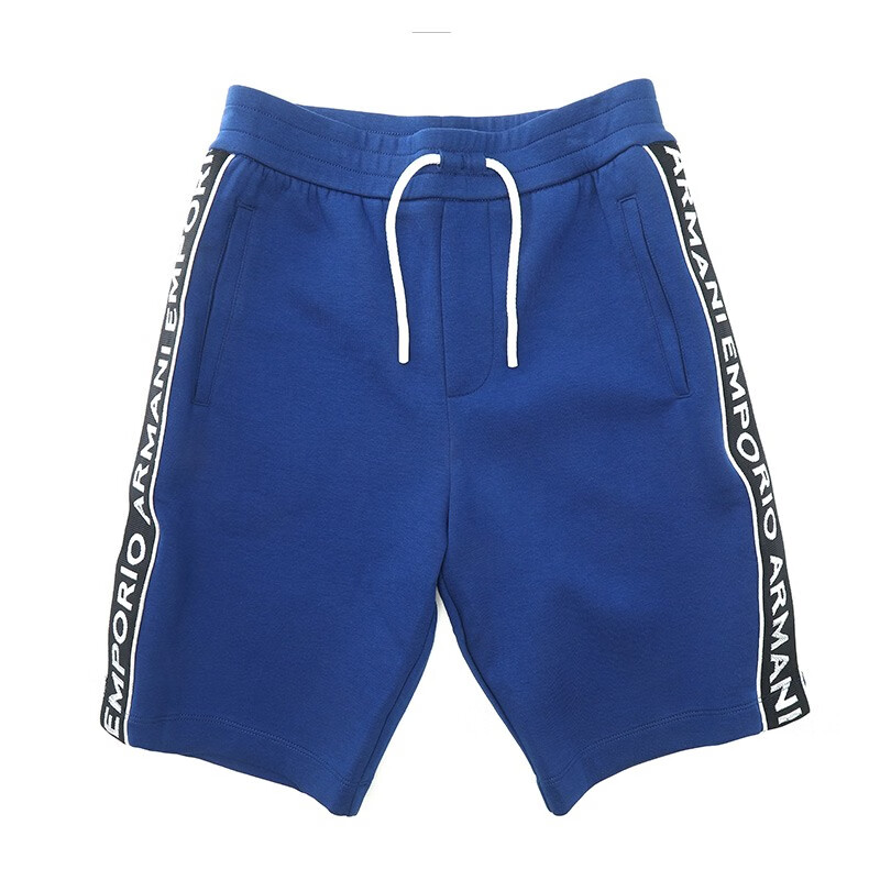 安普里奥·阿玛尼(emporio armani)童装字母侧标系带男童休闲短裤3r4s