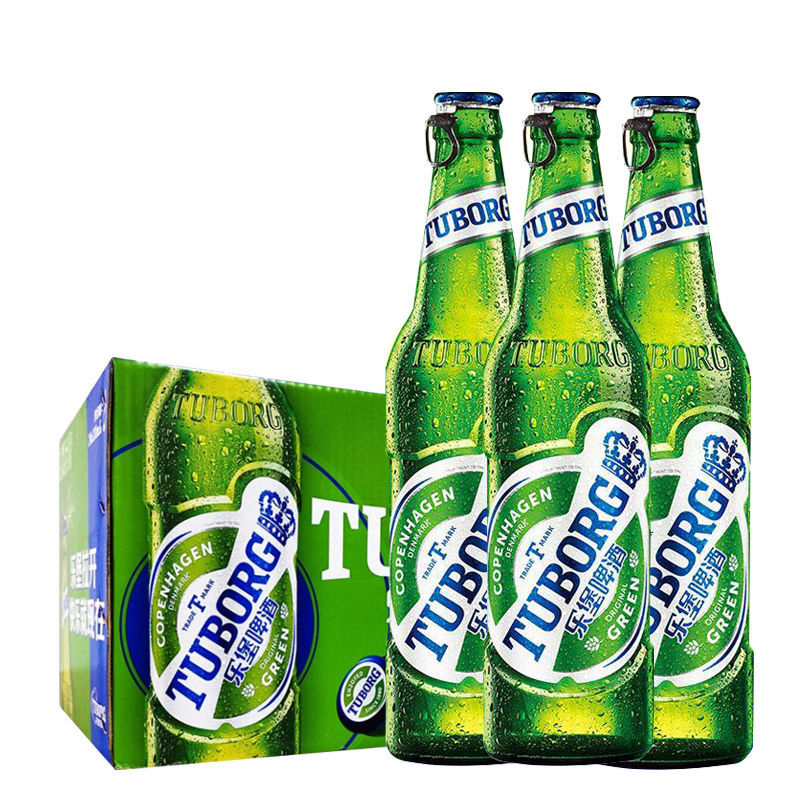 乐堡啤酒 tuborg拉环盖小瓶啤酒330ml*12麦芽精酿啤酒495m 330ml*12