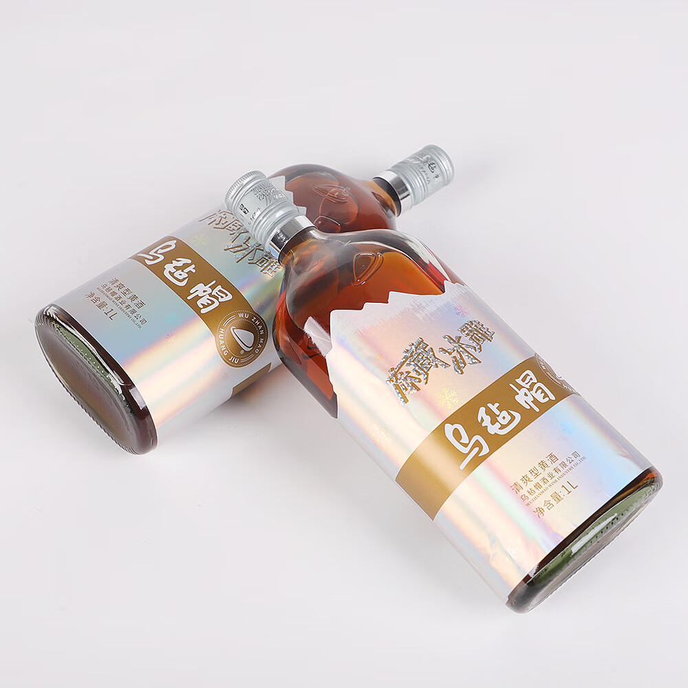 乌毡帽冻藏冰雕家庭装大容量清爽型半干黄酒绍兴工艺1000ml 冻藏冰雕 1000mL 4瓶 整箱装 家庭版