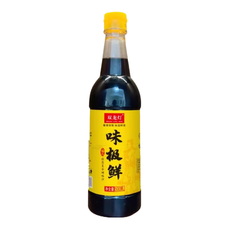 【京东快递】味极鲜酱油生抽正宗家用调味料鲜香大桶料酒蒸鱼豉油 1瓶500ml味极鲜
