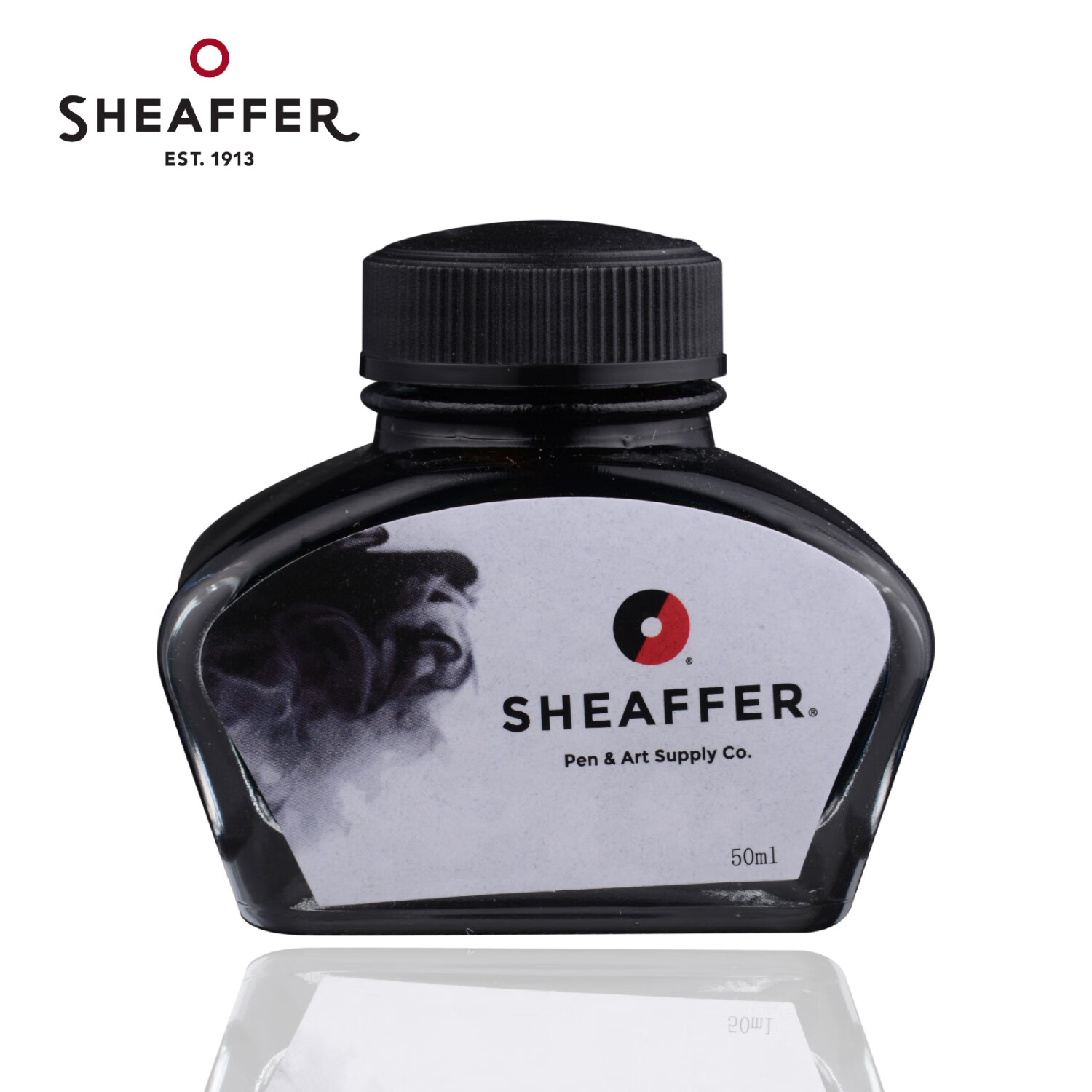 犀飛利（Sheaffer）鋼筆墨水50ml書(shū)寫(xiě)練字鋼筆用墨水大容量墨水 黑色50ml