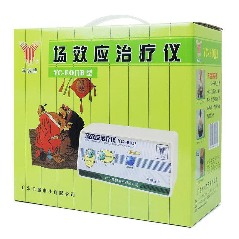 羊城牌 场效应治疗仪YC-EOIIB型 肩周炎颈椎病腰肌劳损热敷家用理疗仪 【标配】羊城型号YC-EOIIB（双通道）