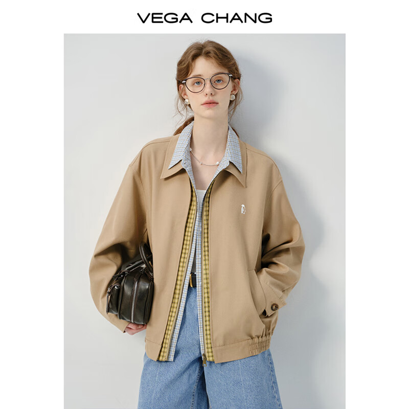 VEGA CHANG Ůʿ������ ����ɫ S 2026�����¿������ײɫƴ��ͨ������ 159Ԫ