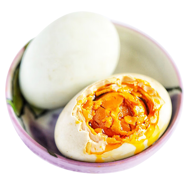 高郵特產(chǎn)咸鴨蛋正品正宗流油整箱新鮮開袋即食高郵禮盒包裝咸鴨蛋 20枚 80g