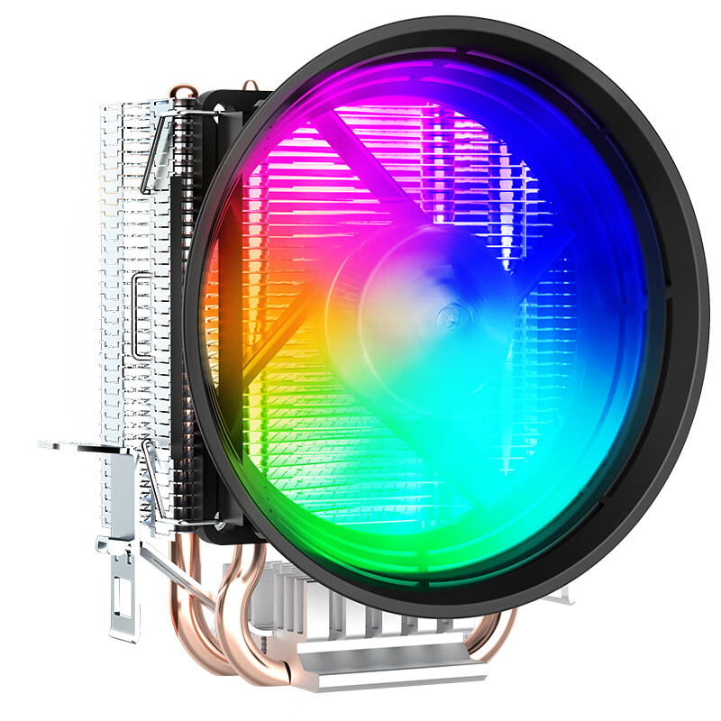 超频3（PCCOOLER）红海mini散热器CPU风扇电脑台式机AMD迷你1150LGA1151塔式风冷 红海mini炫彩版