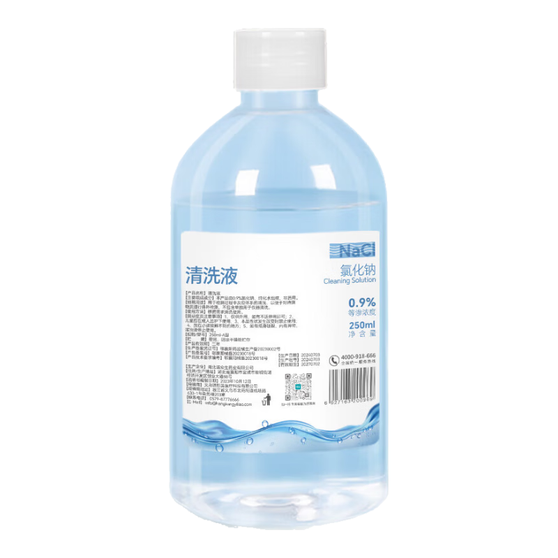 ���ڲ�����������ˮ��ϴҺС֧����װ0.9%�Ȼ���������ˮ���׳�ϴ ��5ƿ��250ml/ƿ