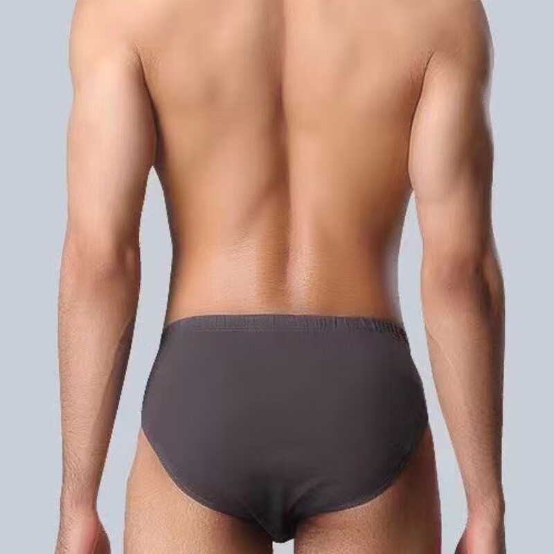 美宝健男士内裤男纯棉裆抗菌透气三角裤头莫代尔棉质大码青年运动裤衩男 3条装（100%纯棉）多颜色随机 3条 2XL （体重110-130斤）