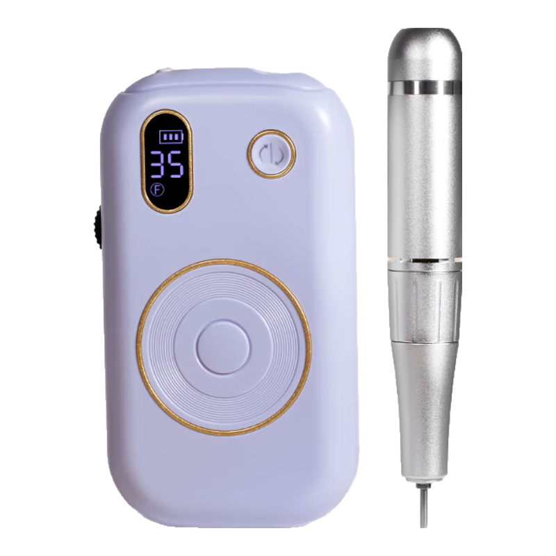 蜜糖小姐便攜蓄電式美甲打磨機(jī)指甲專業(yè)卸甲電動工具去死皮美甲店修甲專用 蓄電式美甲打磨機(jī)-紫色 1件 無規(guī)格