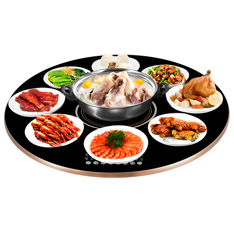 ���˱��°���Ȳ˰��ղ���ͬ��ů�˰�Բ�μ������ܶ๦�ܴ��������¯�Զ��������������ת������ ��80cm | �ڡ��Զ���ת+����¯��� 426.6Ԫ(������)