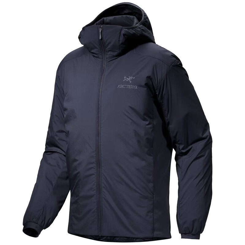 始祖鸟（ARC&#039;TERYX）买手代购 Atom Hoody 男士 25新款 春秋外套保暖轻便户外连帽棉服 Black Sapphire 经典款 宝石蓝 XL