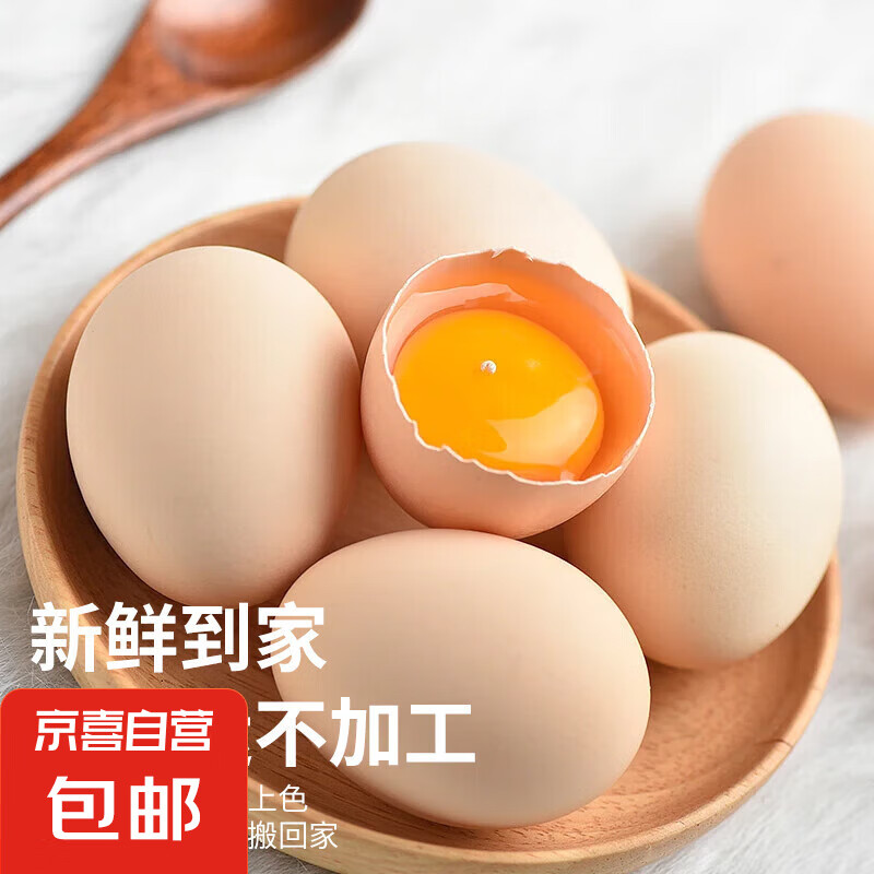 九华山新鲜土鸡蛋竹林散养虫草蛋林间散养土鸡蛋正宗散养 40-50g 40枚