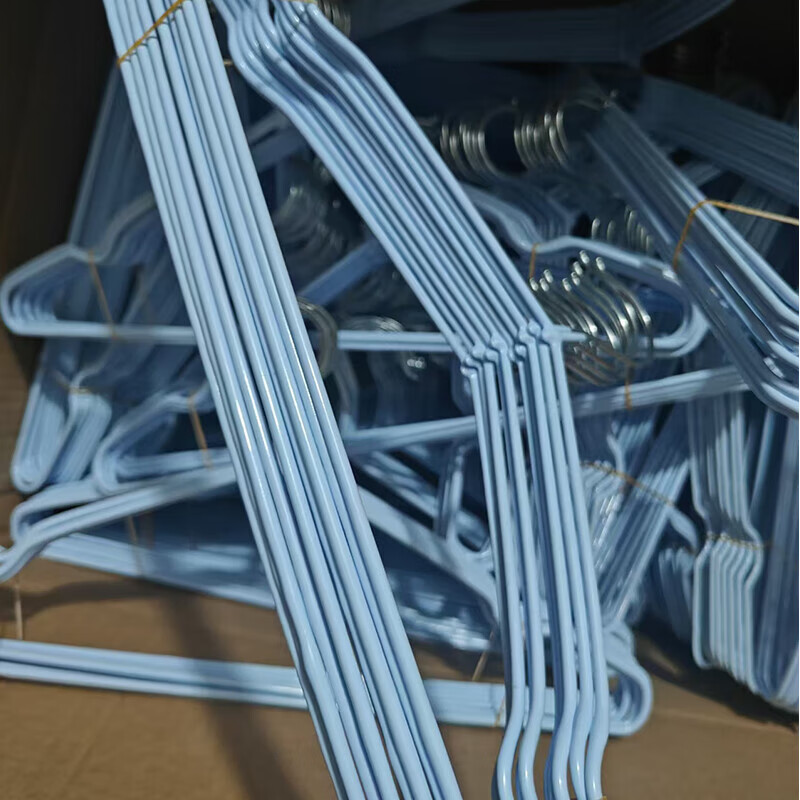 衣架家用挂衣服架子无痕防滑衣撑子多功能晾衣架衣柜收纳神器 樱花粉【实心加粗+浸塑防滑】 30支【家用推荐】