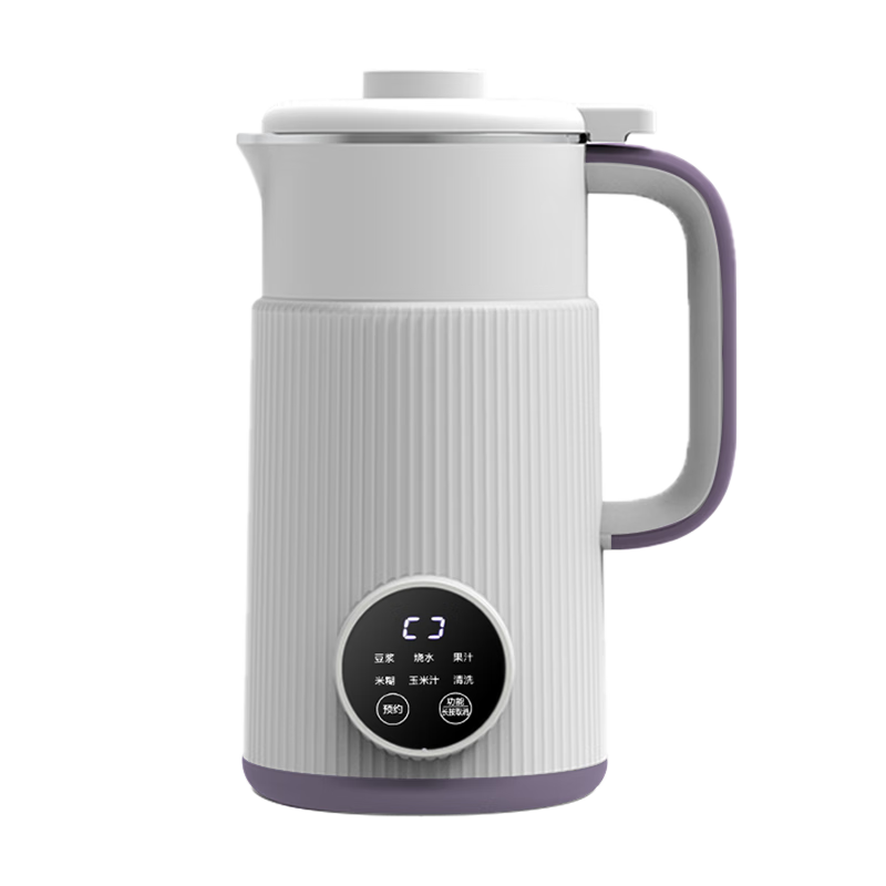 OSTMARS德国豆浆机家用小型全自动多功能新款轻音破壁机1-2人五谷杂粮免煮免滤 珍珠白【304不锈钢内胆】10叶刀头 0.8L