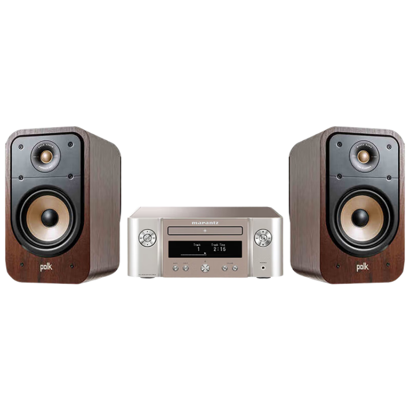 馬蘭士（MARANTZ）MCR-612+ES20 功放CD播放機(jī)音響音箱藍(lán)牙HIFI發(fā)燒書(shū)架音響家庭影院