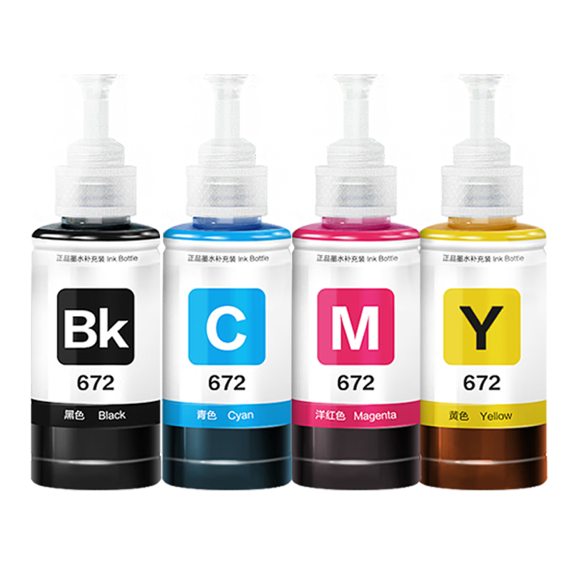 �ʸ�T672īˮ4ɫ��װT6721-T6724��ӡ��īˮ���ð�����L310 L313 L211 L360 L380 L455 L485 L565 L605��ӡ��īˮ 26Ԫ