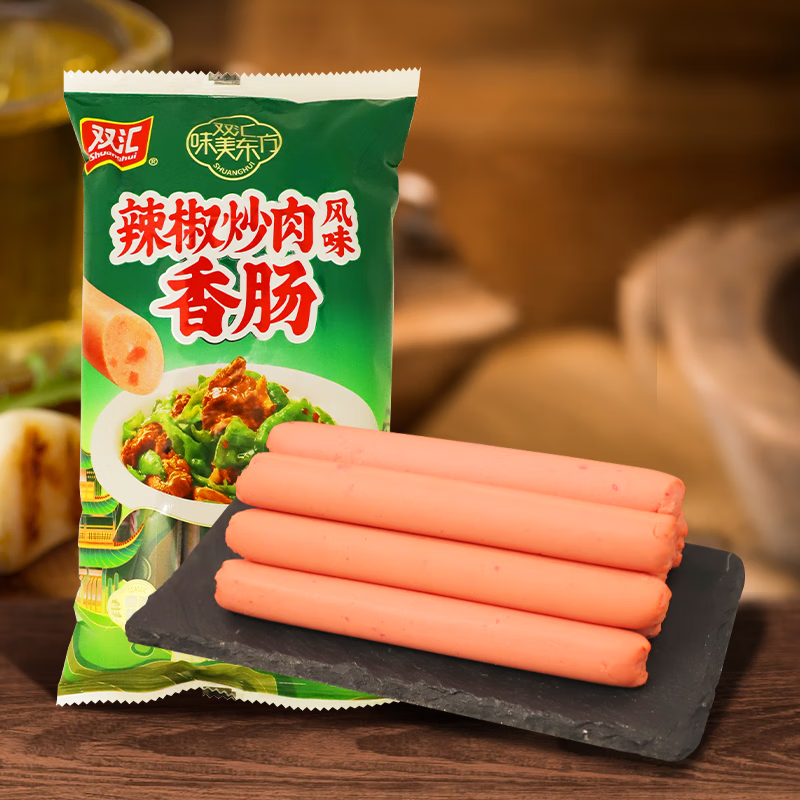 双汇辣椒炒肉风味香肠400g*1袋