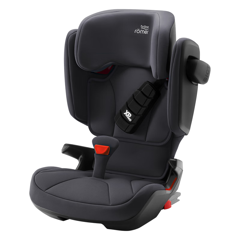 寶得適（BRITAX）兒童安全座椅3.5-12歲汽車用德國原裝進(jìn)口isofix接口凱迪騎士isiz i-SIZE極致灰