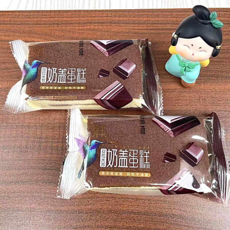 舜丰奶盖蛋糕 提拉米苏味白桃芝士味夹心蛋糕整箱4斤早餐蛋糕批发 提
