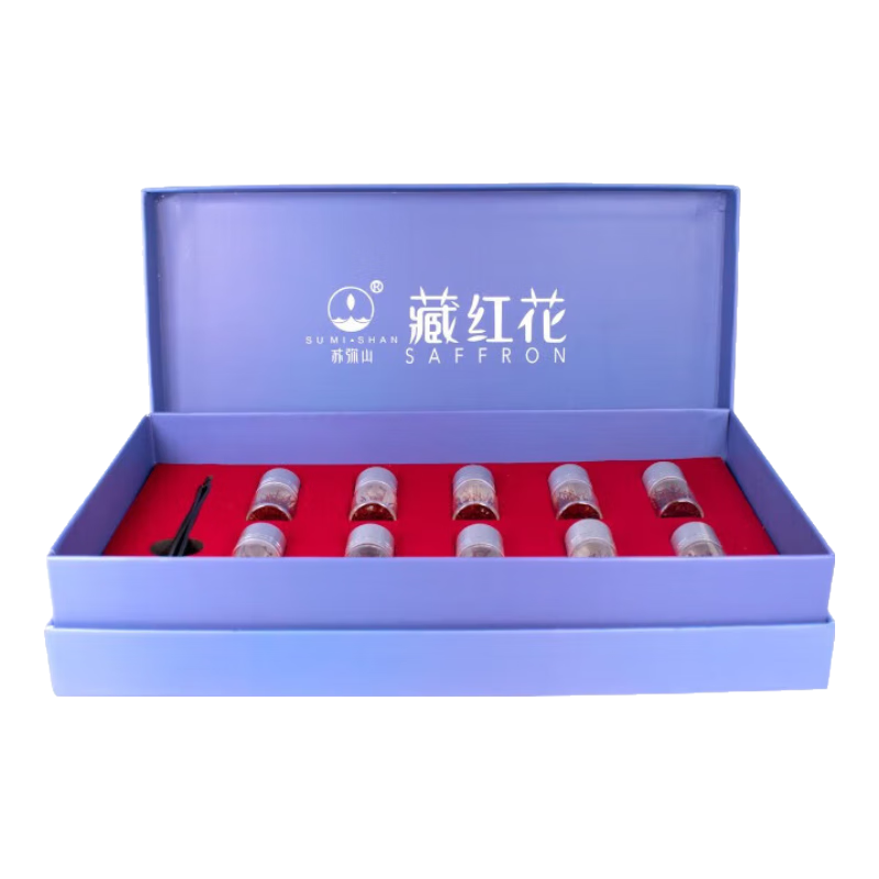 蘇彌山正品藏紅花禮盒青海特產(chǎn)女性補品送媽媽禮物營養(yǎng)品春節(jié)過年送禮 【藏紅花禮盒】5g