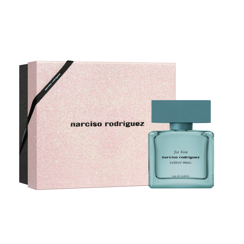 纳西索·罗德里格斯（Narciso Rodriguez）青慕香根草淡香水50ml礼盒中性香持久生日礼物送男友
