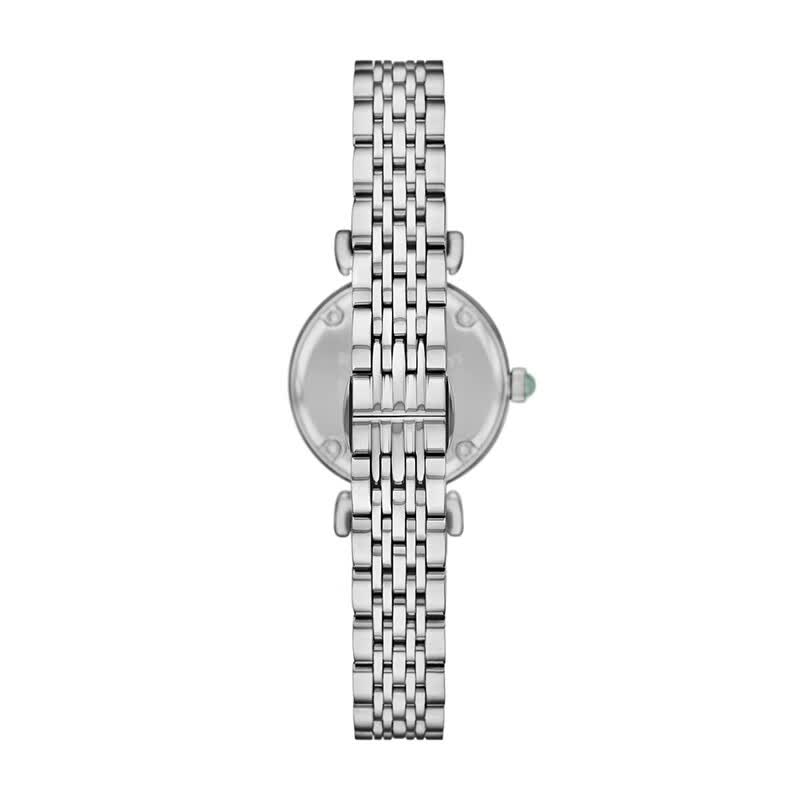 EMPORIO ARMANI 阿玛尼满天星女表七夕情人节生日礼物送女友镶钻时尚石英腕表 【明星同款】绿盘钢带 AR11667