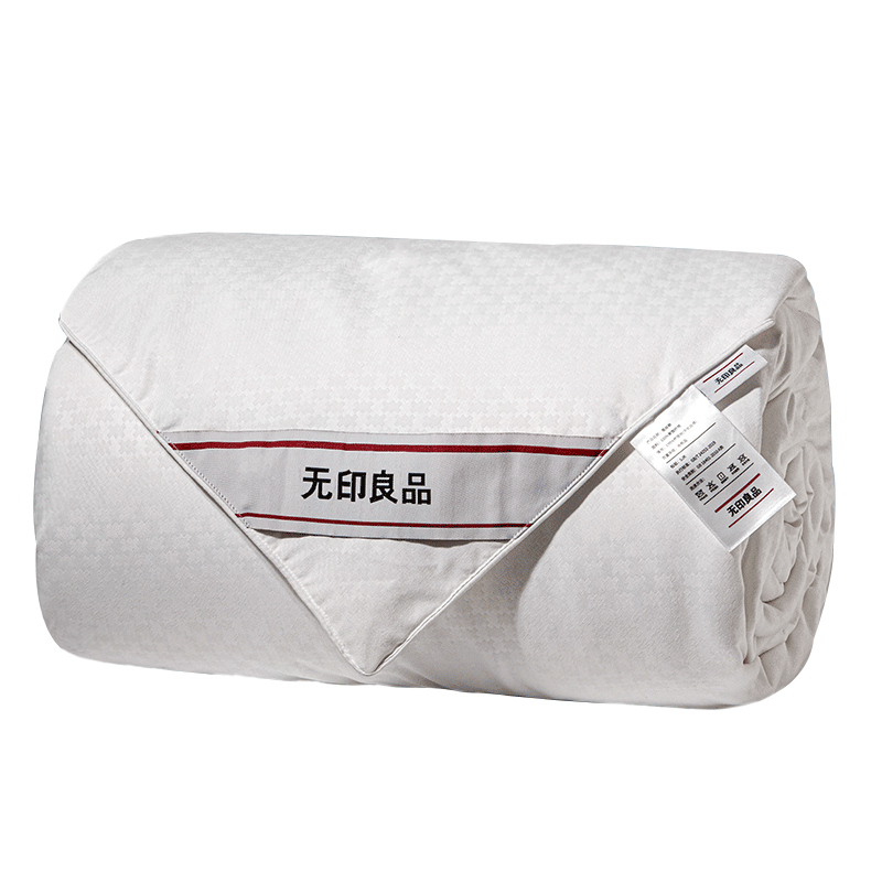 无印良品 提花A类100%蚕丝被 空调夏凉被子被芯 200*230cm