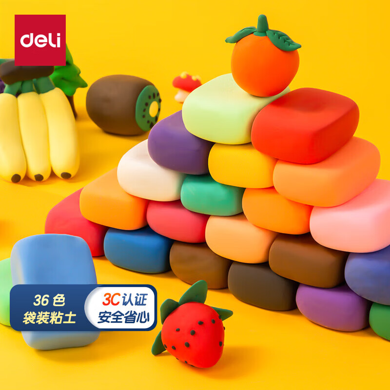 ������ͯ����ճ���޶�������ȫ��ζ��Ƥ������ֹ����ʳƷ��24ɫ�׶�԰��ҵ����diyСѧ�����������װ ����װ��ֵ�36ɫ