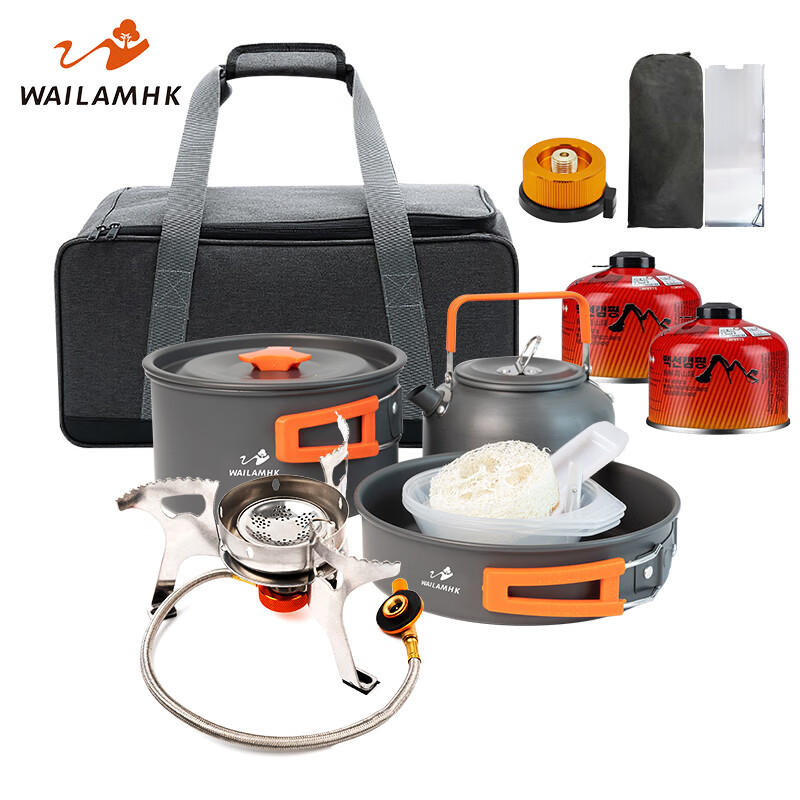 WAILAMHK����¯��¶Ӫ��װ��Χ¯�����ˮ��Ұ�����۵���Яʽ�޴��߿ɶ��� 2-3�˳�����װ��ͼ�����в�Ʒ��