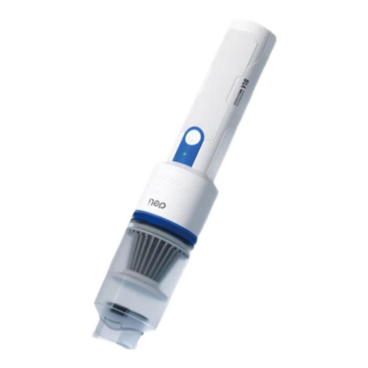 得力（deli）无线车载吸尘器 家用车用手持便携除尘多功能一体机 白色 