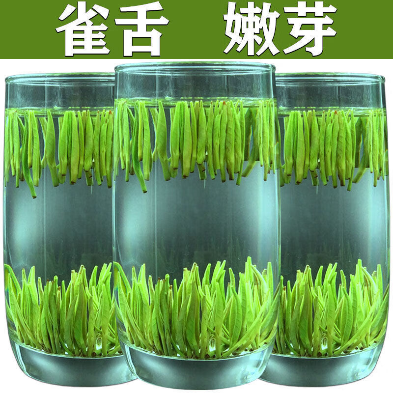 青针雀舌 2026新茶头采雀舌茶叶明前特级四川高山嫩芽绿茶明前清香型春茶 雀舌茶叶 250g*1罐