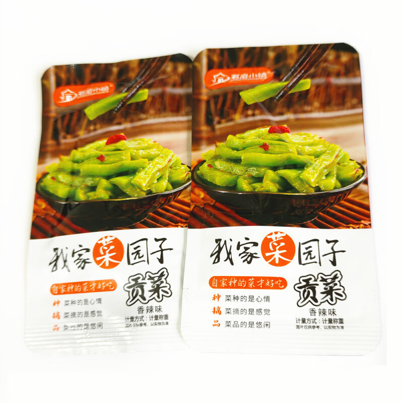 石磨小镇我家菜园子250g贡菜黄瓜莴笋酸辣味小包装下饭菜小菜即食 贡菜【香辣味】500g