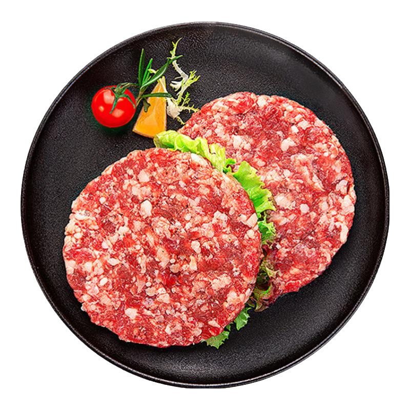 肉天王澳洲和牛原切牛肉饼 精品谷饲牛肉馅儿童纯肉早餐汉堡饼生鲜 净重 和牛牛肉饼1kg/10片