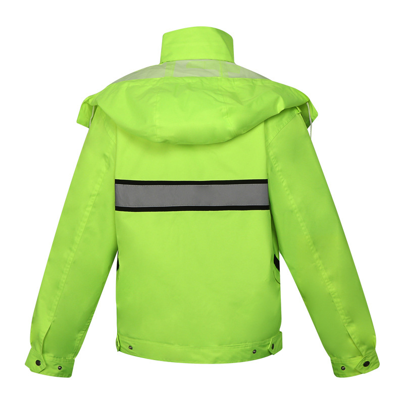 星工(xinggong)警用反光分体执勤雨衣雨裤服装套装 路政保安户外成人