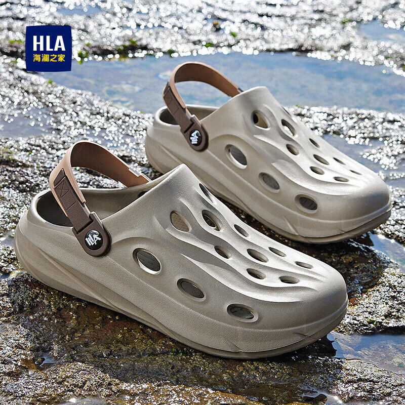 ����֮��HLA��Ь��ʿ���ⶴ��Ьɳ̲��ЬHAALXM2DBK047 ����ɫ42/43(˫��) 56Ԫ