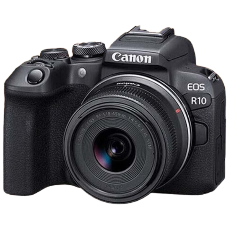 �ٽ��ۡ�PLUS��Ա��38�ڣ�Canon���� R10+RF-S18-45mm ΢������׻� 4k��������Я���� Vlog��Ƶ����ֱ�� ��ɫ
