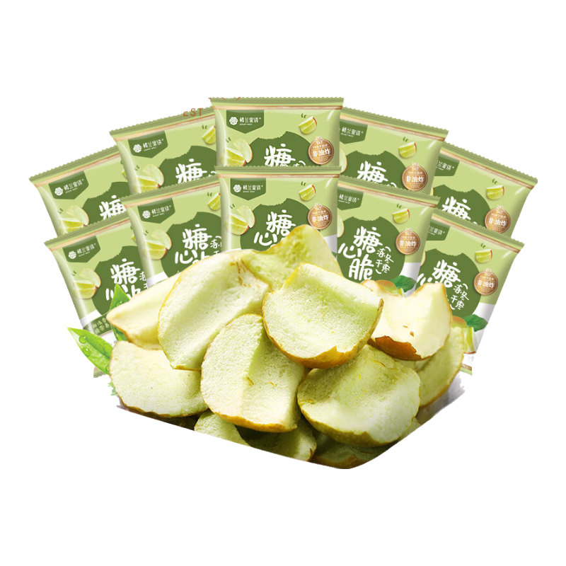 楼兰蜜语（LOU LAN MI YU）冻干冬枣片15g*10袋红枣香酥脆枣无核枣干零食无油小枣 糖心脆15g*10袋