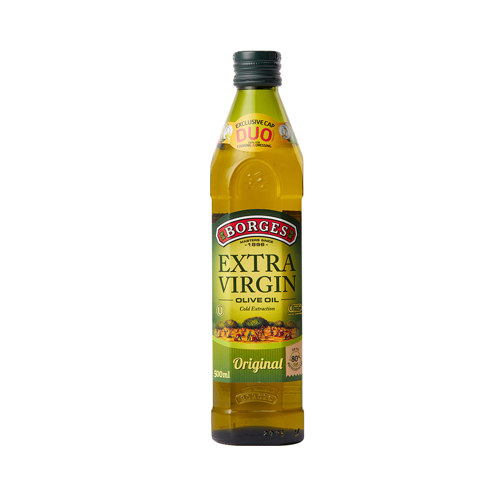 伯爵（BORGES） 特級初榨橄欖油 500ml 食用油 西班牙原裝進口