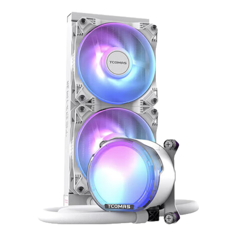 泰坦军团(TITAN ARMY)钛钽A080/A090/LG700PRO/LX800/360水冷一体式CPU散热器钛坦泰坦 AMD专用A080/白240-送棱镜4PRO两把