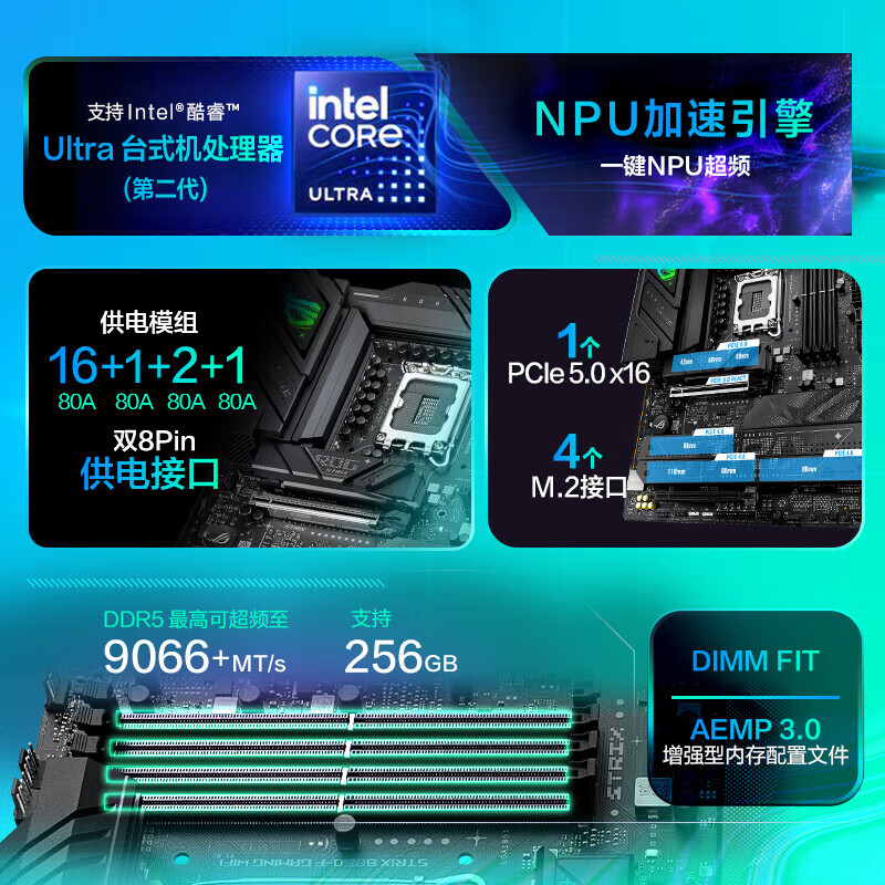 华硕 ROGSTRIX B860-F GAMING WIFI玩家国度电竞 图 3