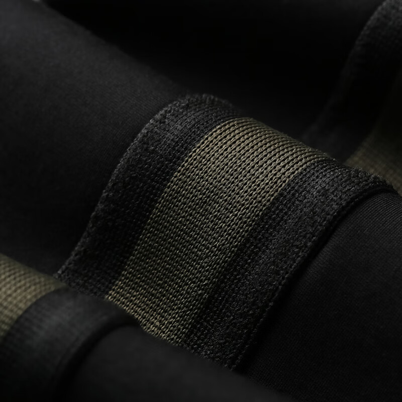 黑鲸运动裤男春秋薄款束脚裤潮牌裤子卫裤 黑色 2XL